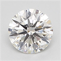 Natural Diamond 0.42 Carats, Round with Excellent Cut, F Color, VVS1 Clarity and Certified by GIA