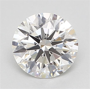 Picture of Natural Diamond 0.42 Carats, Round with Excellent Cut, F Color, VVS1 Clarity and Certified by GIA