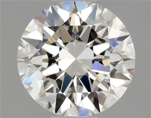 Picture of Natural Diamond 0.50 Carats, Round with Excellent Cut, H Color, VS1 Clarity and Certified by GIA