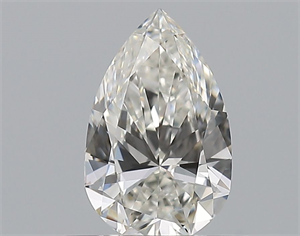 Picture of Natural Diamond 0.49 Carats, Pear with  Cut, G Color, VVS2 Clarity and Certified by GIA