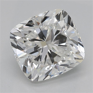 Foto Diamante Natural 1.70 quilates, Del cojín , Color F, claridad VS2 y certificado GIA de
