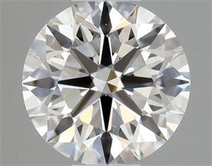 Picture of Natural Diamond 0.44 Carats, Round with Excellent Cut, F Color, VS1 Clarity and Certified by GIA