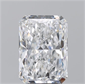 Natural Diamond 3.20 Carats, Radiant with  Cut, D Color, VVS2 Clarity and Certified by GIA