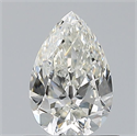 Diamante Natural 0.70 quilates, De pera , Color I, claridad VVS1 y certificado GIA