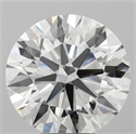 Lab Grown Diamond 5.78 Carats, Round with Ideal Cut, E Color, VS1 Clarity and Certified by IGI