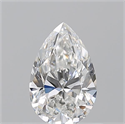 Diamante Natural 0.70 quilates, De pera , Color G, claridad VS2 y certificado GIA