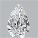 Natural Diamond 0.70 Carats, Pear with  Cut, D Color, VS1 Clarity and Certified by GIA