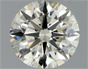 Natural Diamond 0.57 Carats, Round with Excellent Cut, M Color, SI1 Clarity and Certified by GIA