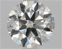 Natural Diamond 0.80 Carats, Round with Excellent Cut, K Color, SI1 Clarity and Certified by GIA