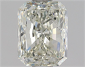 Natural Diamond 1.00 Carats, Radiant with  Cut, L Color, SI2 Clarity and Certified by GIA