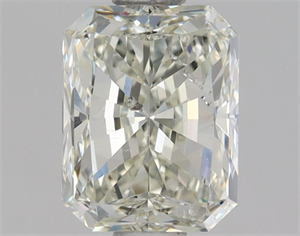 Picture of Natural Diamond 1.00 Carats, Radiant with  Cut, L Color, SI2 Clarity and Certified by GIA