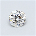 Diamante Natural 0.50 quilates, Redondo , Color D, claridad SI1 y certificado GIA