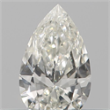 Natural Diamond 0.18 Carats, Pear with  Cut, G Color, VVS2 Clarity and Certified by IGI