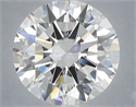 Lab Grown Diamond 6.00 Carats, Round with Excellent Cut, F Color, VS1 Clarity and Certified by IGI