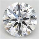 Lab Grown Diamond 4.05 Carats, Round with Excellent Cut, D Color, IF Clarity and Certified by GIA