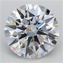 Lab Grown Diamond 2.02 Carats, Round with Ideal Cut, E Color, VS1 Clarity and Certified by IGI