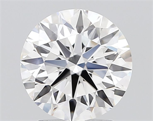 Picture of Lab Grown Diamond 2.03 Carats, Round with Ideal Cut, D Color, IF Clarity and Certified by IGI