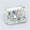Natural Diamond 1.50 Carats, Radiant with  Cut, I Color, VS2 Clarity and Certified by GIA