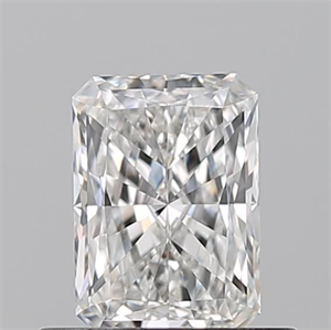 Picture of Natural Diamond 0.50 Carats, Radiant with  Cut, F Color, VVS1 Clarity and Certified by GIA