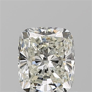 Foto Diamante Natural 0.90 quilates, Del cojín , Color J, claridad VVS1 y certificado GIA de