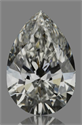 Natural Diamond 0.61 Carats, Pear with  Cut, F Color, SI1 Clarity and Certified by GIA