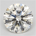 Natural Diamond 0.70 Carats, Round with Excellent Cut, J Color, VS2 Clarity and Certified by GIA