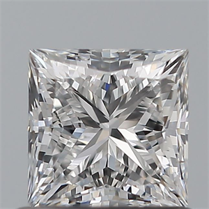 Picture of Natural Diamond 0.72 Carats, Princess with  Cut, E Color, SI1 Clarity and Certified by GIA