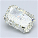 Natural Diamond 1.50 Carats, Radiant with  Cut, M Color, VVS1 Clarity and Certified by GIA