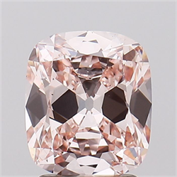 Picture of Lab Grown Diamond 2.05 Carats, Cushion with  Cut, Fancy Light Pink Color, VS2 Clarity and Certified by IGI