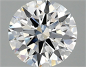 Del inventario de diamantes de laboratorio, 2.06 quilates, Redondo , Color E, claridad VS1 y certificado IGI