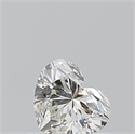 Natural Diamond 0.51 Carats, Heart with  Cut, J Color, VVS1 Clarity and Certified by GIA