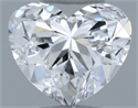 Natural Diamond 0.30 Carats, Heart with  Cut, D Color, VVS1 Clarity and Certified by GIA