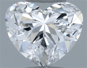 Picture of Natural Diamond 0.30 Carats, Heart with  Cut, D Color, VVS1 Clarity and Certified by GIA