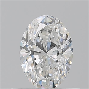 Picture of Natural Diamond 0.52 Carats, Oval with  Cut, E Color, SI1 Clarity and Certified by GIA