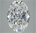 Natural Diamond 5.02 Carats, Oval with  Cut, E Color, VS1 Clarity and Certified by GIA