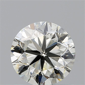 Picture of Natural Diamond 0.90 Carats, Round with Very Good Cut, K Color, SI1 Clarity and Certified by GIA