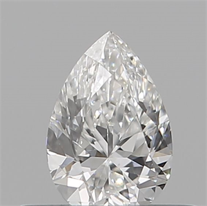 Foto Diamante Natural 0.13 quilates, De pera , Color F, claridad SI1 y certificado IGI de