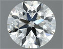 Natural Diamond 0.80 Carats, Round with Very Good Cut, I Color, VVS2 Clarity and Certified by IGI