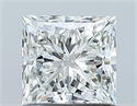 Natural Diamond 1.04 Carats, Princess with  Cut, I Color, VS1 Clarity and Certified by GIA