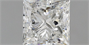 Natural Diamond 1.00 Carats, Princess with  Cut, H Color, VS2 Clarity and Certified by GIA