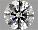 Lab Grown Diamond 3.93 Carats, Round with Excellent Cut, E Color, VS1 Clarity and Certified by IGI