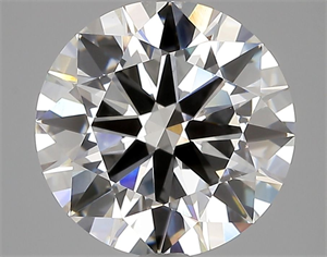 Picture of Lab Grown Diamond 3.93 Carats, Round with Excellent Cut, E Color, VS1 Clarity and Certified by IGI