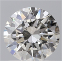 Natural Diamond 0.90 Carats, Round with Very Good Cut, H Color, SI2 Clarity and Certified by GIA