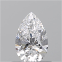 Natural Diamond 0.52 Carats, Pear with  Cut, D Color, VS1 Clarity and Certified by GIA