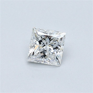Foto Diamante Natural 0.30 quilates, Princesa , Color E, claridad VS2 y certificado GIA de