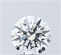 Lab Grown Diamond 1.54 Carats, Round with Ideal Cut, D Color, VS1 Clarity and Certified by IGI