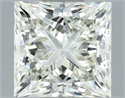 Natural Diamond 1.01 Carats, Princess with  Cut, J Color, VVS2 Clarity and Certified by IGI