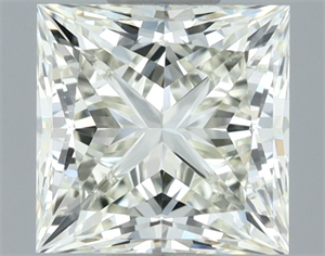 Picture of Natural Diamond 1.01 Carats, Princess with  Cut, J Color, VVS2 Clarity and Certified by IGI