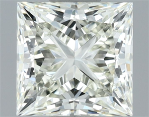 Picture of Natural Diamond 1.01 Carats, Princess with  Cut, J Color, VVS2 Clarity and Certified by IGI