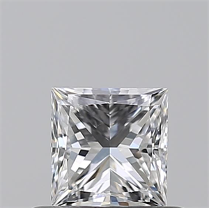 Foto Diamante Natural 0.60 quilates, Princesa , Color D, claridad VS1 y certificado GIA de